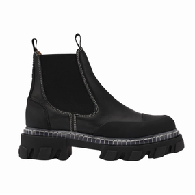 Low Cleated Chelsea Boot In Black Womens Winter & Rain Boots online
