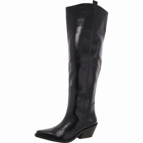 Luela Womens Faux Leather Solid Over-The-Knee Boots High-quality Womens Boots discount