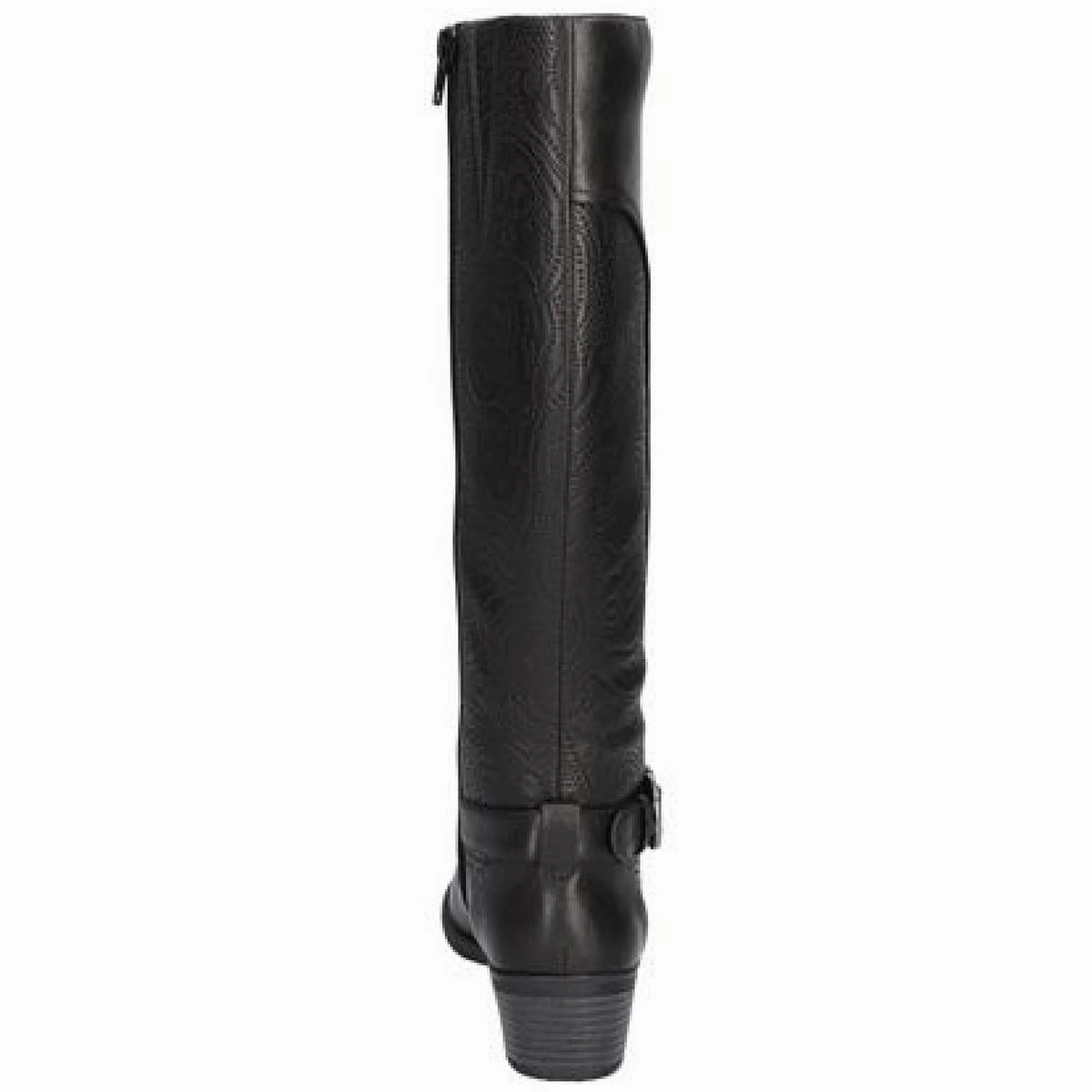 Luella Womens Embossed Faux Leather Knee-High Boots