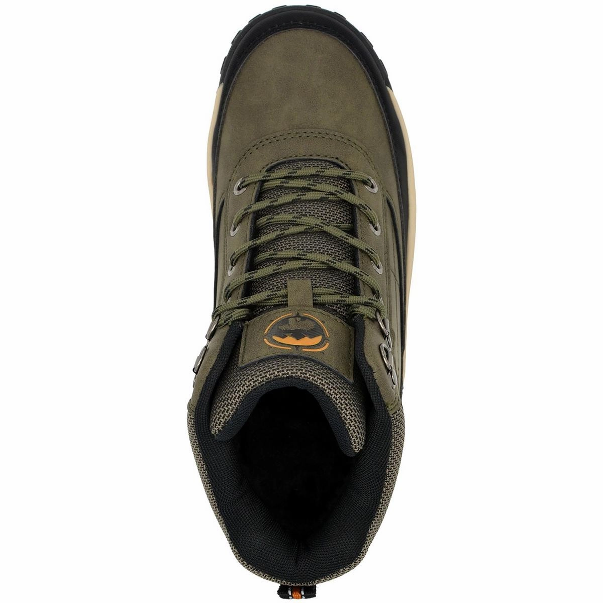 LUNDAR Mens Lace-Up Manmade Hiking Boots