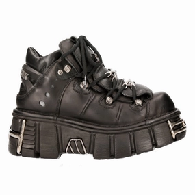M106-s1 Metallic Leather Gothic Boots Sale on Mens Chukka Footwear