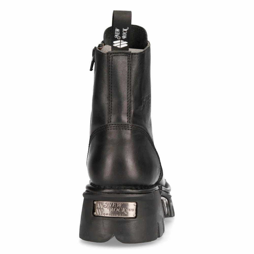 M-NewMILI083-S19 Combat Boots Leather