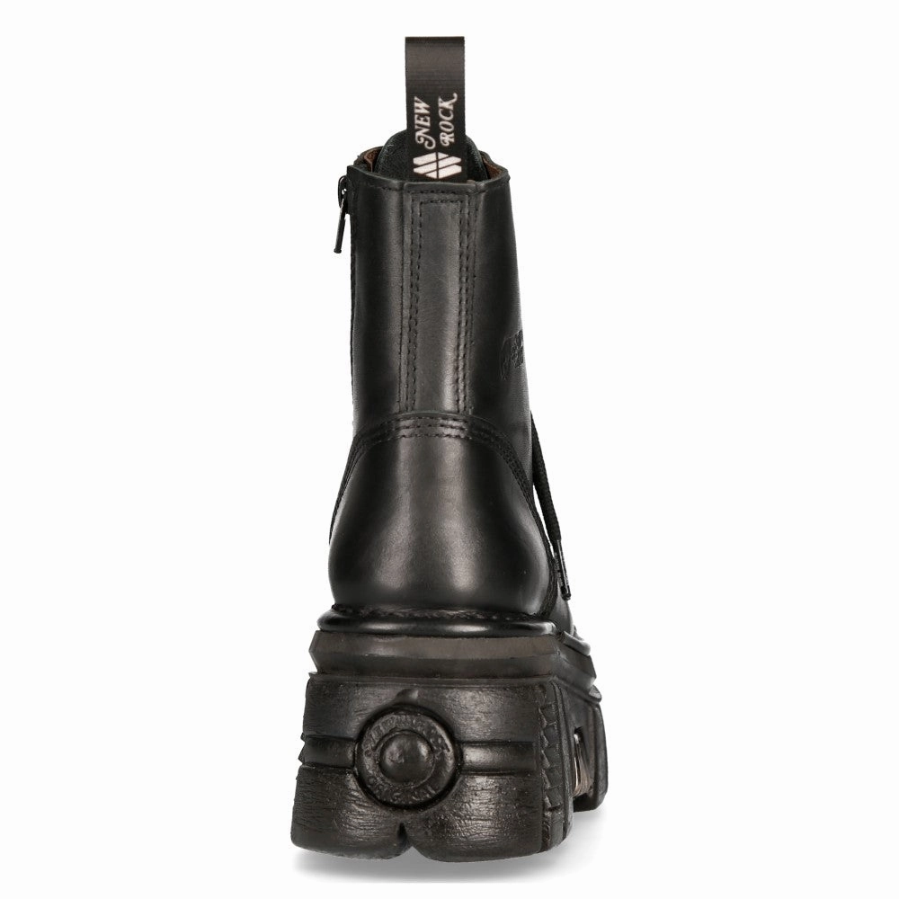 M-NewMILI083-S21 Tower Combat Boots Leather