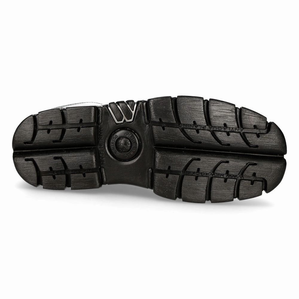 M-WALL027N-C2 Boots Leather Wall Biker Tower