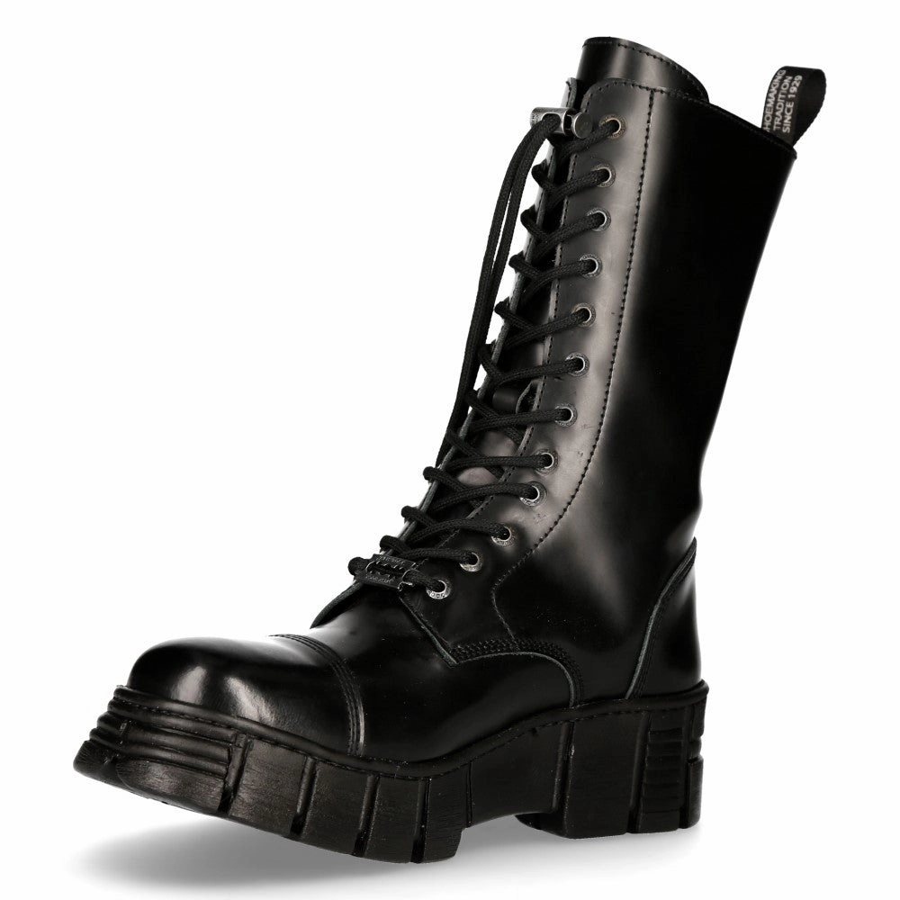 M-WALL127N-C1 Boots Leather Wall Biker