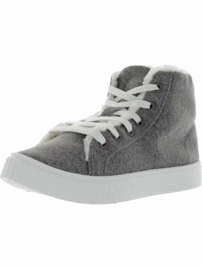 Maddie Womens Lifestyle Faux Fur Lined High-Top Sneakers Athletic Shoes for Women discount