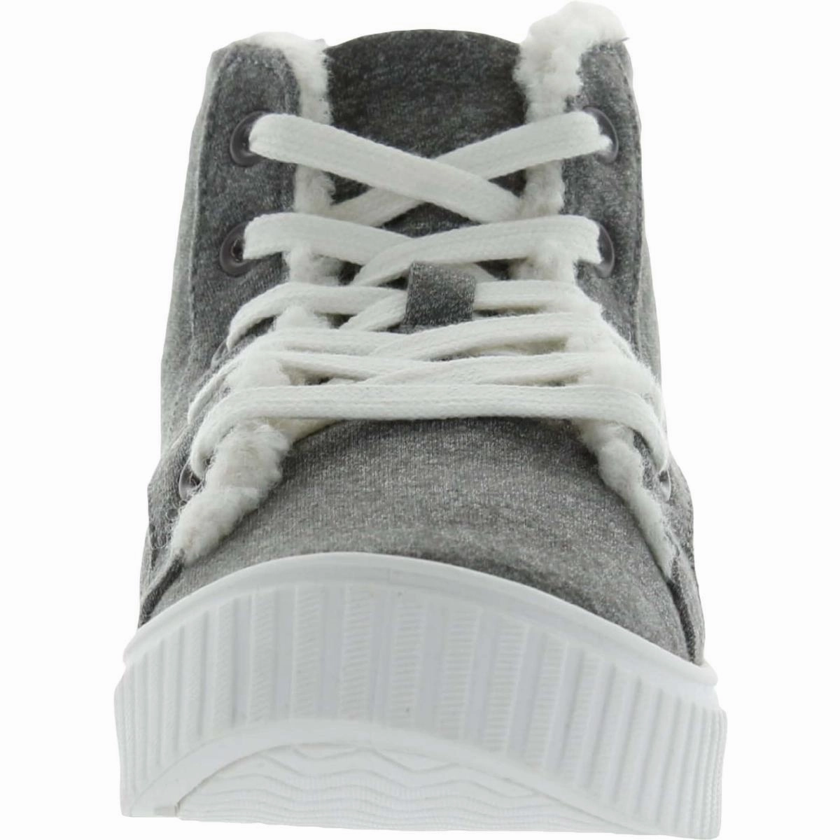 Maddie Womens Lifestyle Faux Fur Lined High-Top Sneakers