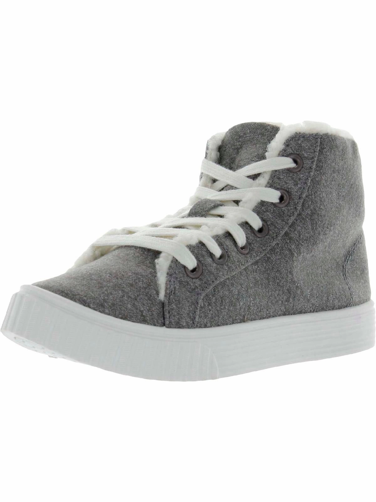 Maddie Womens Lifestyle Faux Fur Lined High-Top Sneakers Athletic Shoes for Women discount