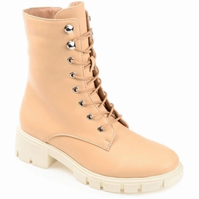 Madelynn Womens Faux Leather Ankle Combat & Lace-up Boots Womens Boots sale online
