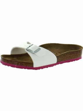Madrid Kids Girls Birko-Flor Slip On Footbed Sandals Discount Girls Shoes with deals