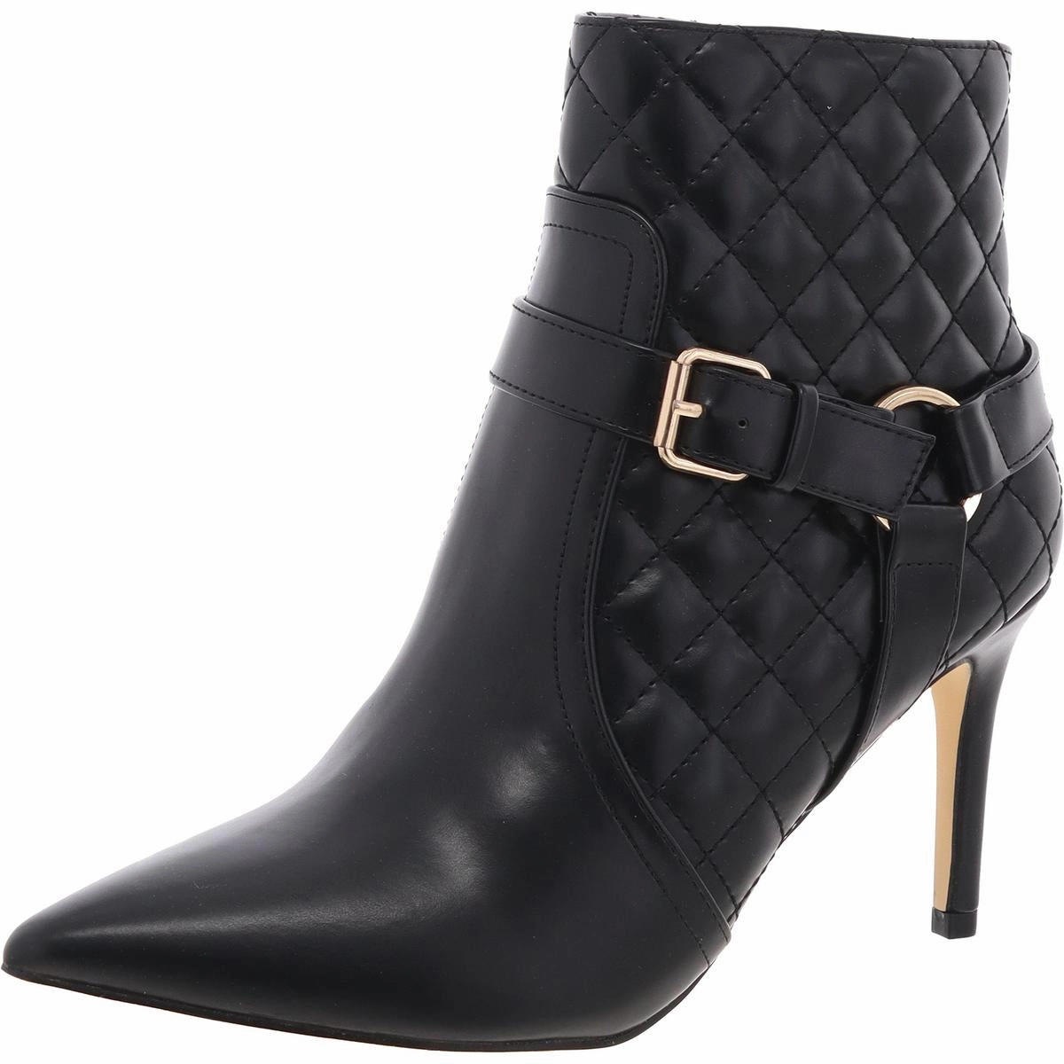 MAGDALENA Womens Textured Man Made Ankle Boots