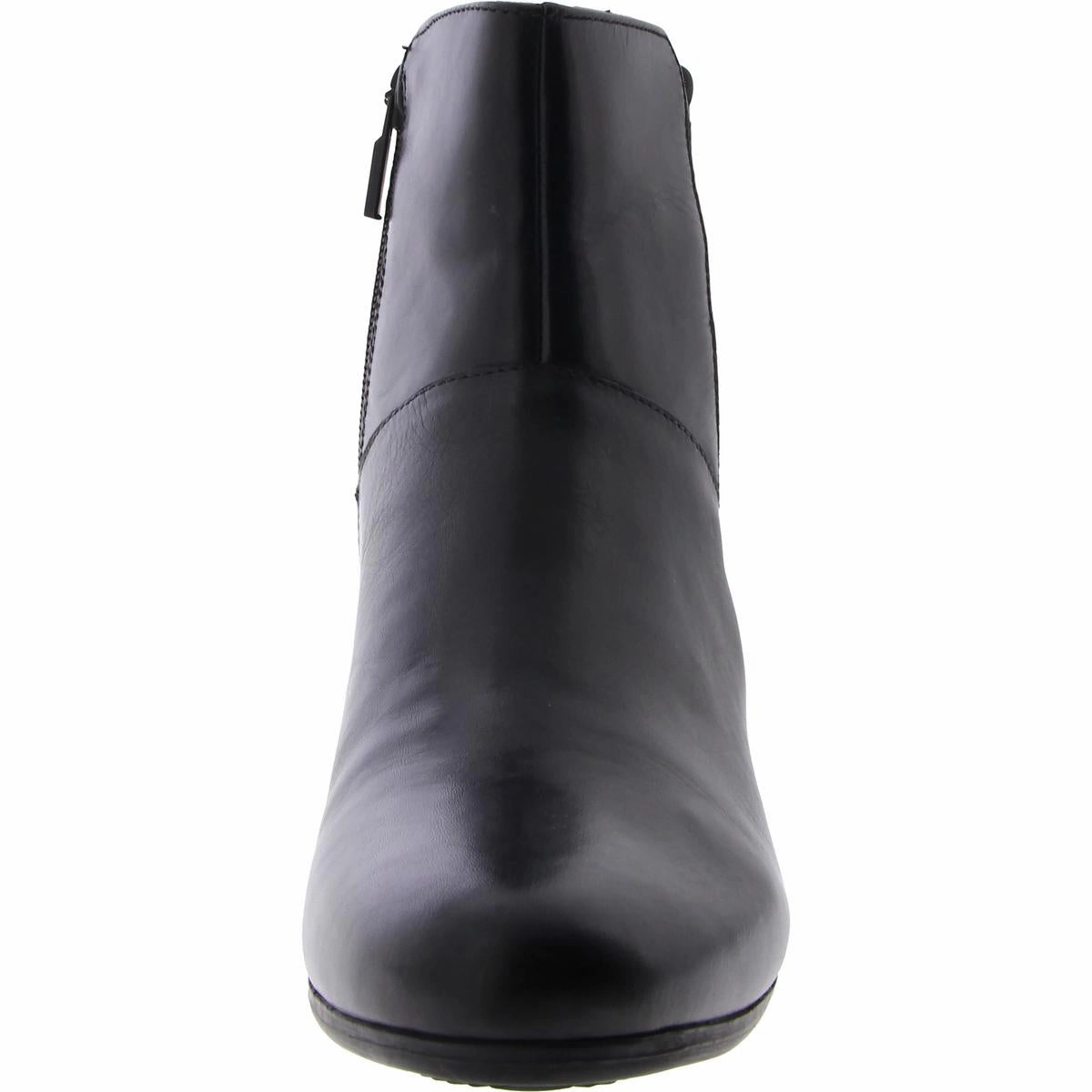 Magnolia Womens Leather Almond Toe Ankle Boots