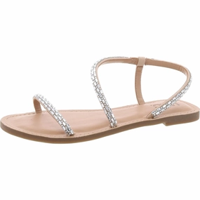 Mahlah Womens Embellished Flat Slingback Sandals Lightweight Womens Sandals discount