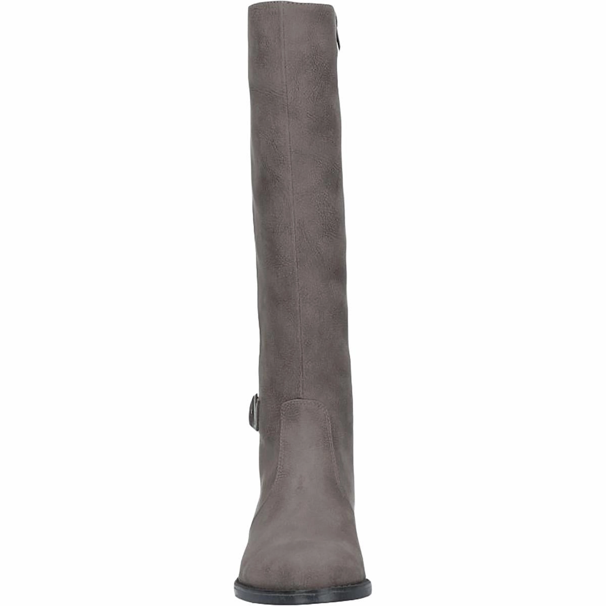 Makayla Womens Faux Suede Tall Riding Boots
