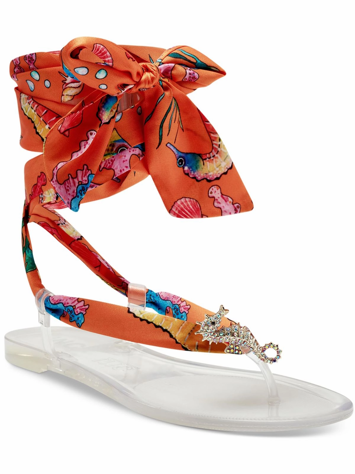 Malanaf Womens Slip On Thong toe Flat Sandals