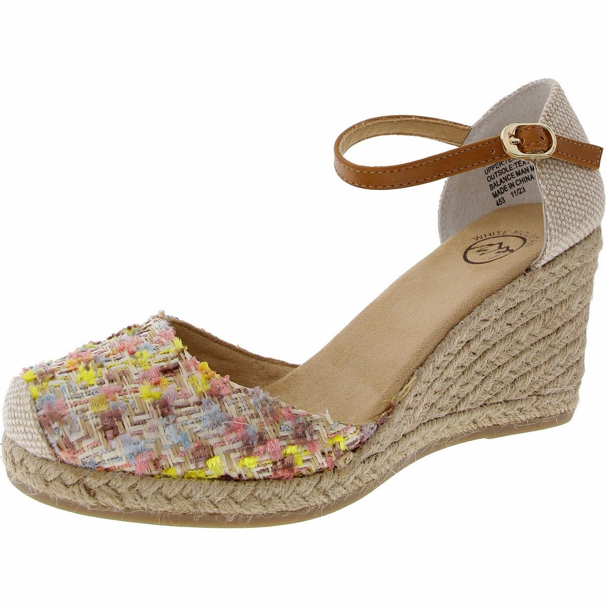Mamba Womens Ankle Strap Heel Wedge Sandals