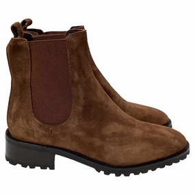Manolo Blahnik Chelata Chelsea Boots in Brown Suede Womens Fashion Boots outlet store