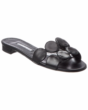 Manolo Blahnik Haribalamu Leather Sandal Casual Womens Sandals on sale