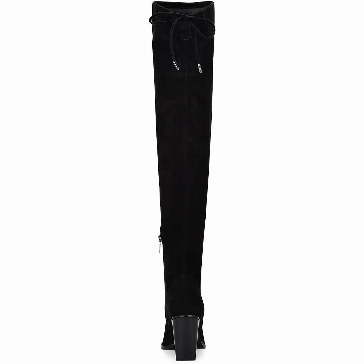 Marc Fisher LTD Okun Boots Women's US 7.5 Black Over the Knee Block Heel ZPO3485