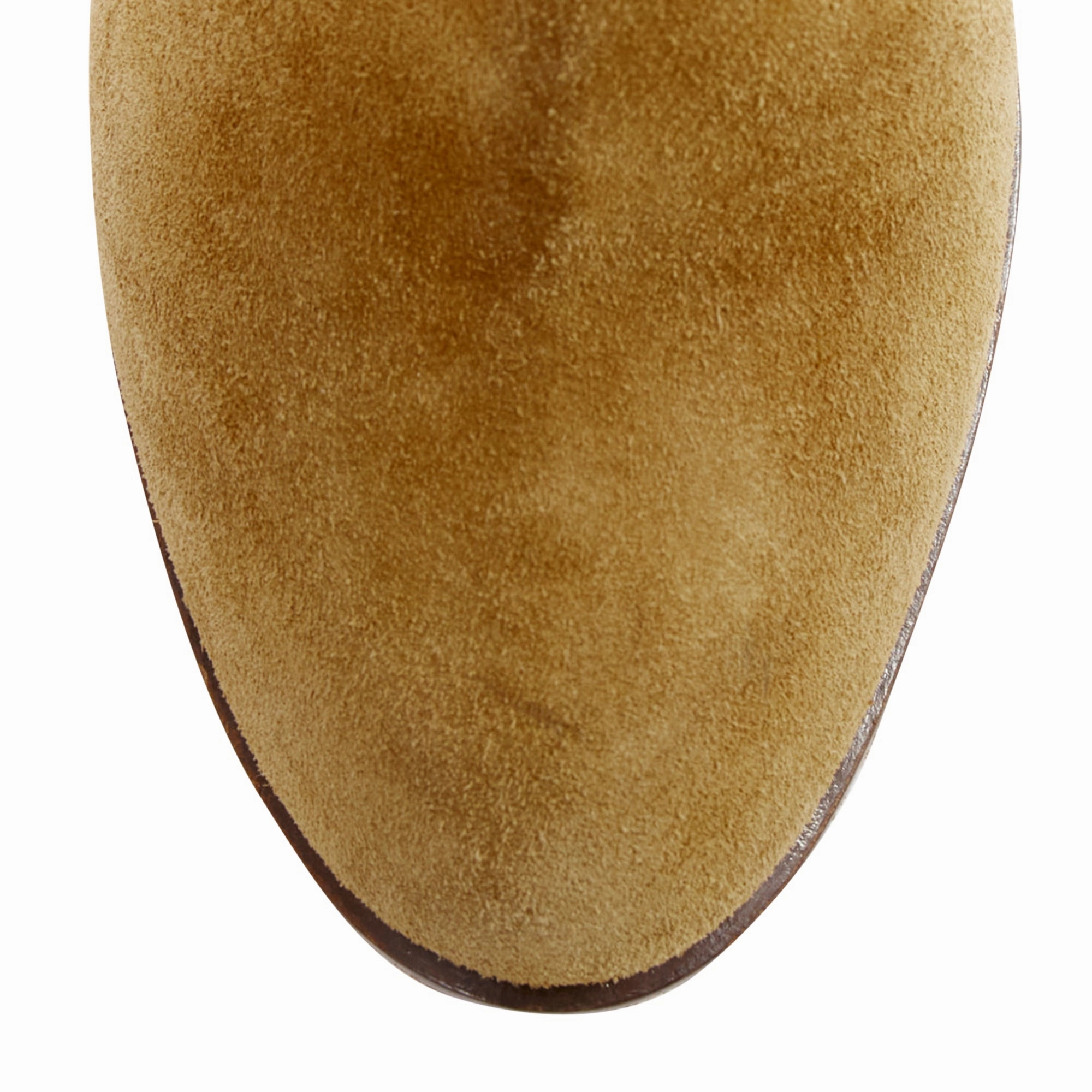 Marc Jacobs tan suede bow slouchy western boots
