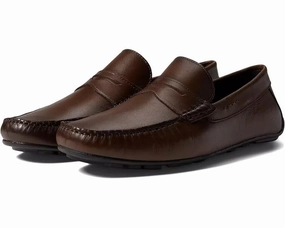 Marc Joseph New York Nebraska Loafer Men's 12 Brown Leather Casual Shoes KHD2647 Mens Athletic Shoes clearance sale