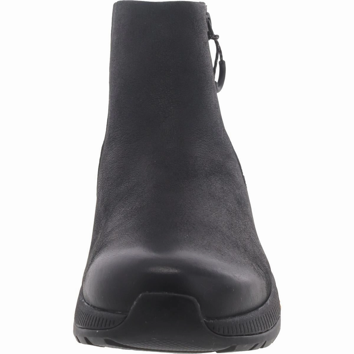 MARGO Womens Leather Round toe Ankle Boots