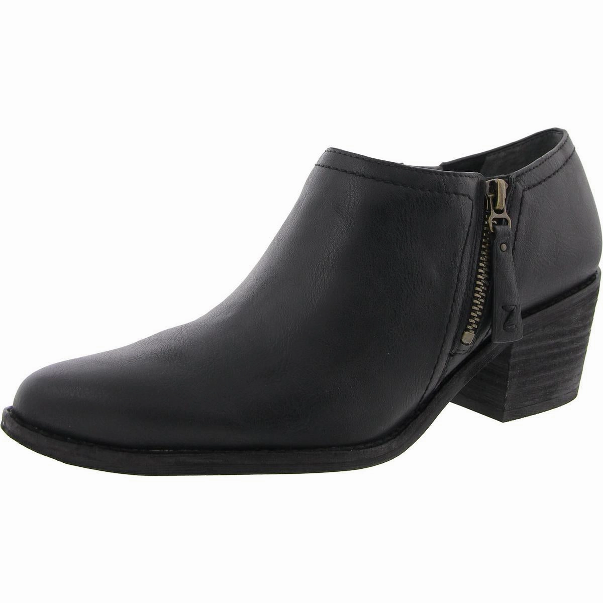 Margot Womens Leather Snake Print Shooties