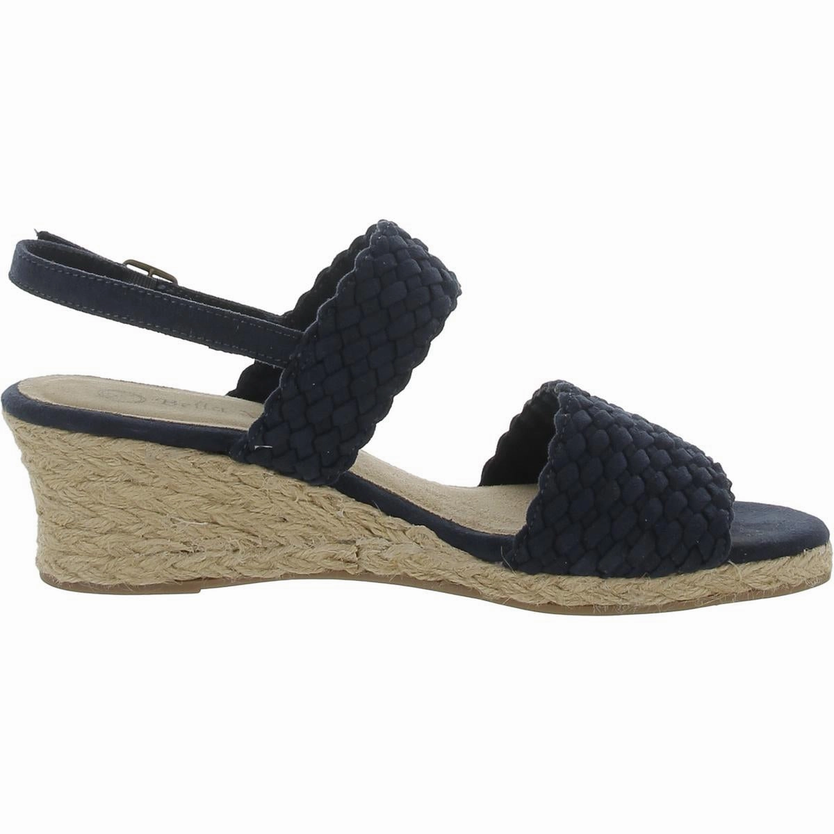 Mariella Womens Faux Suede Wedge Espadrilles