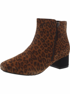 Marilyn Beth Womens Suede Block Heel Ankle Boots High-quality Womens Boots discount
