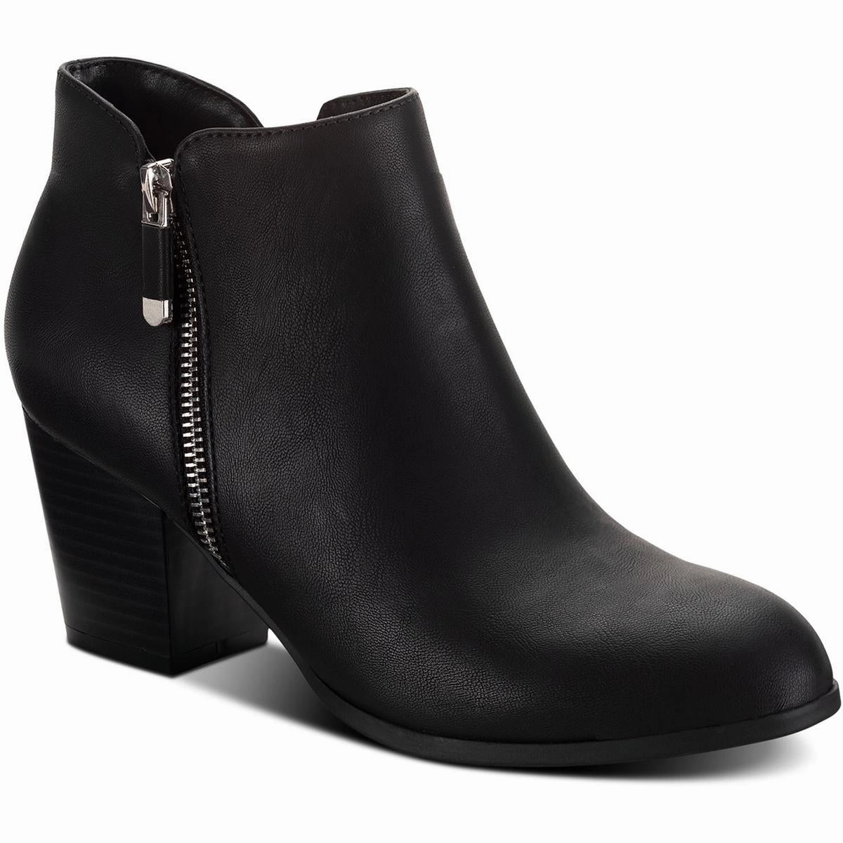 Marinaa Womens Zip Up Slip On Ankle Boots Sale on Womens Trendy Boots