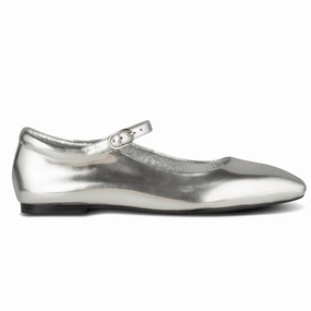 Maya Shoes In Metallic Silver Online store for Womens Sandals