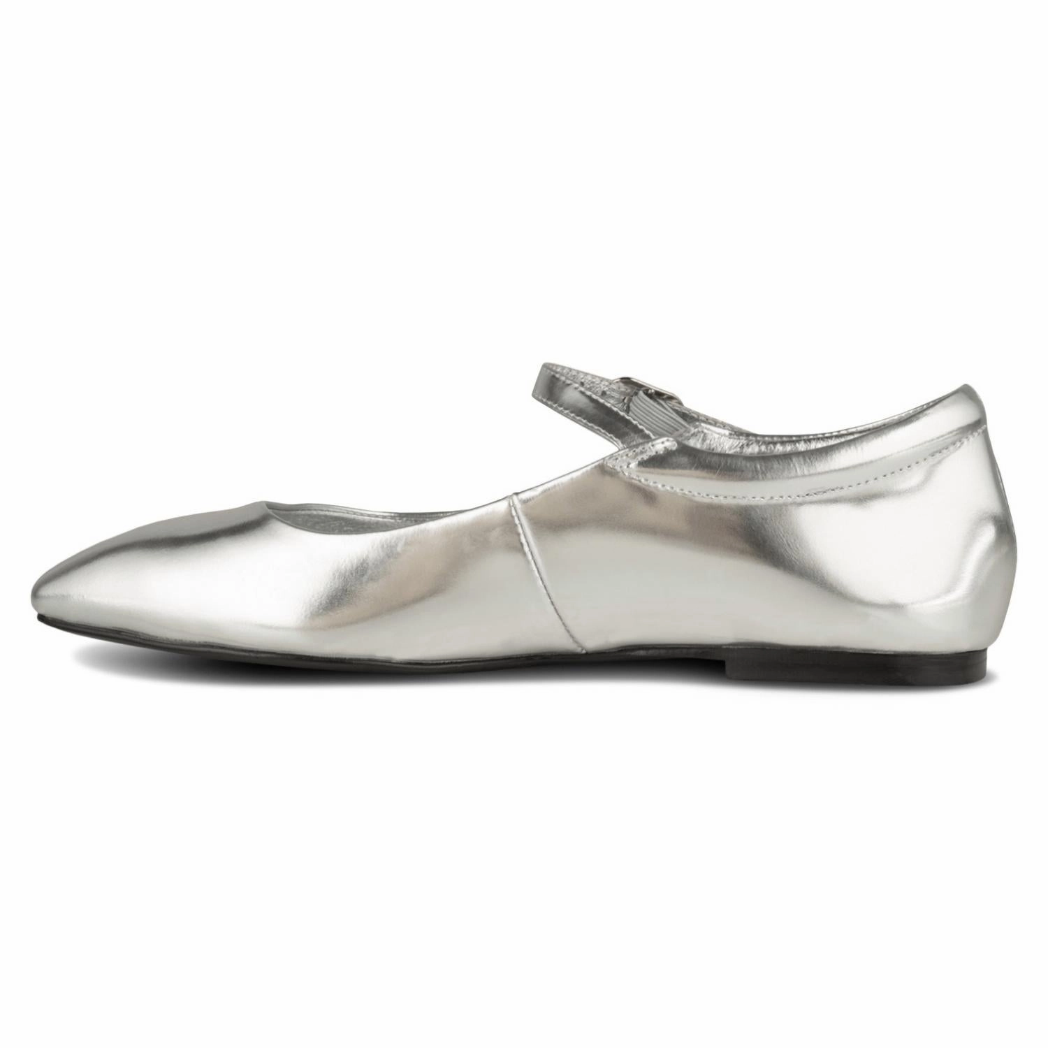 Maya Shoes In Metallic Silver