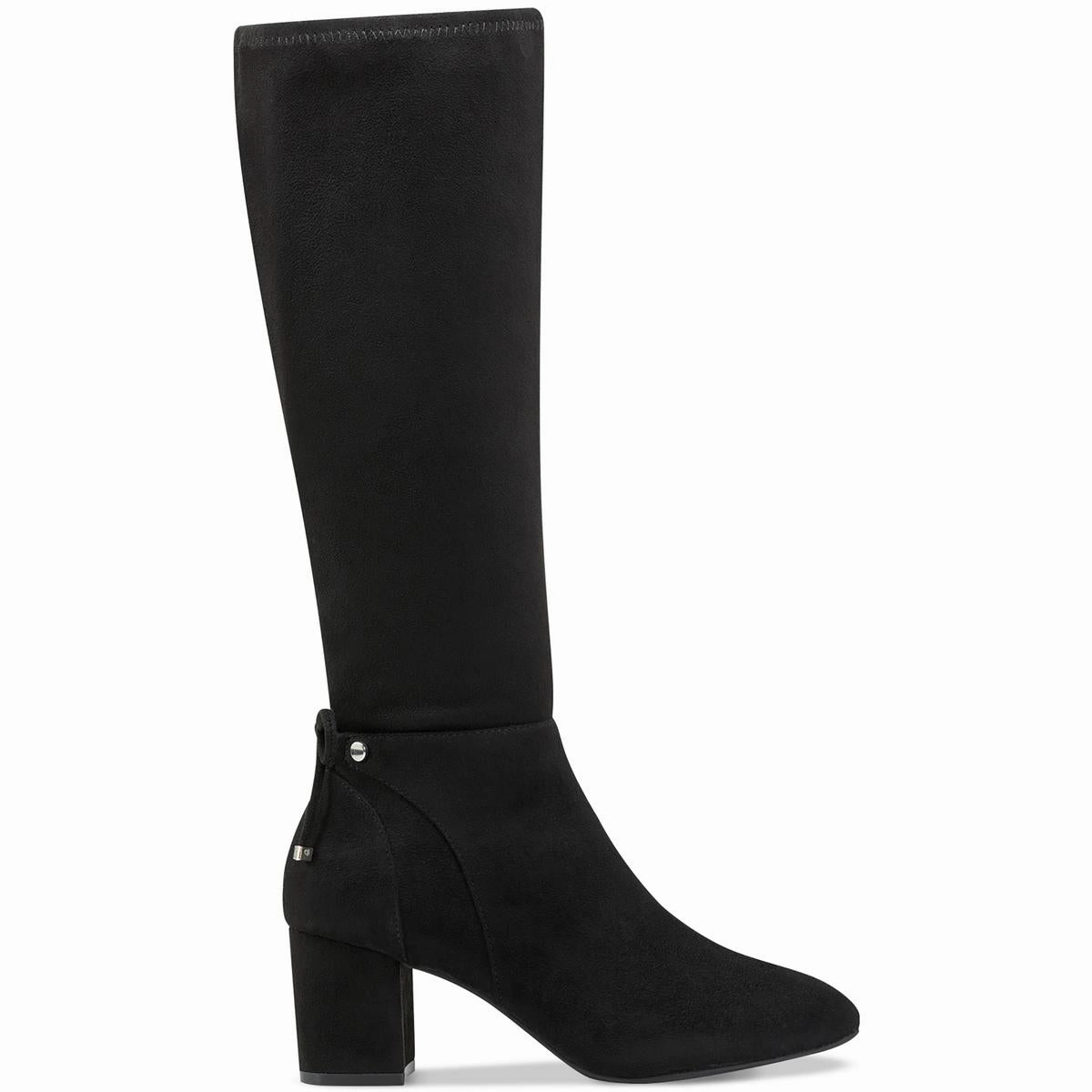 Mayviss Womens Faux Leather Mid-Calf Boots