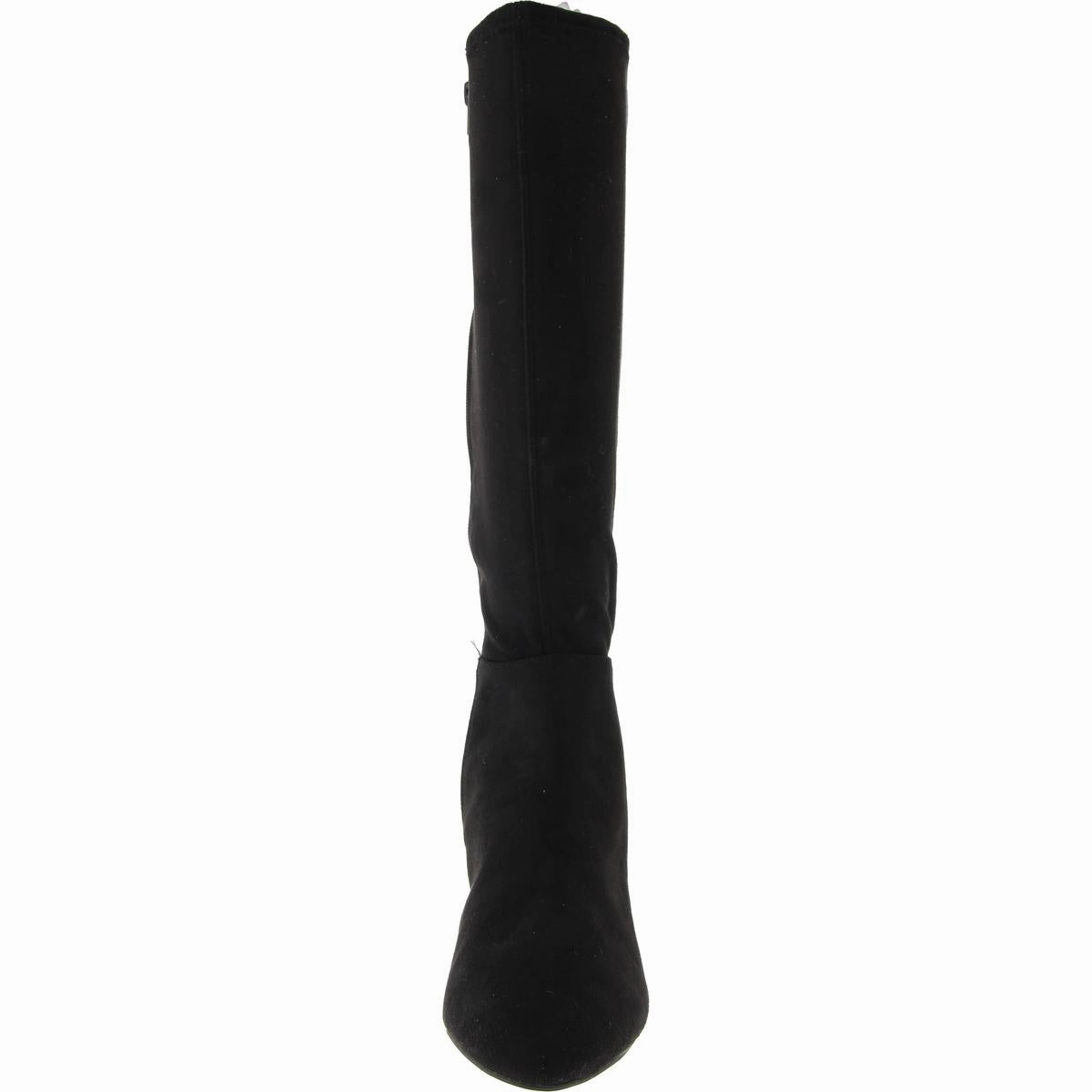 Mayviss Womens Padded Insole Round Toe Knee-High Boots