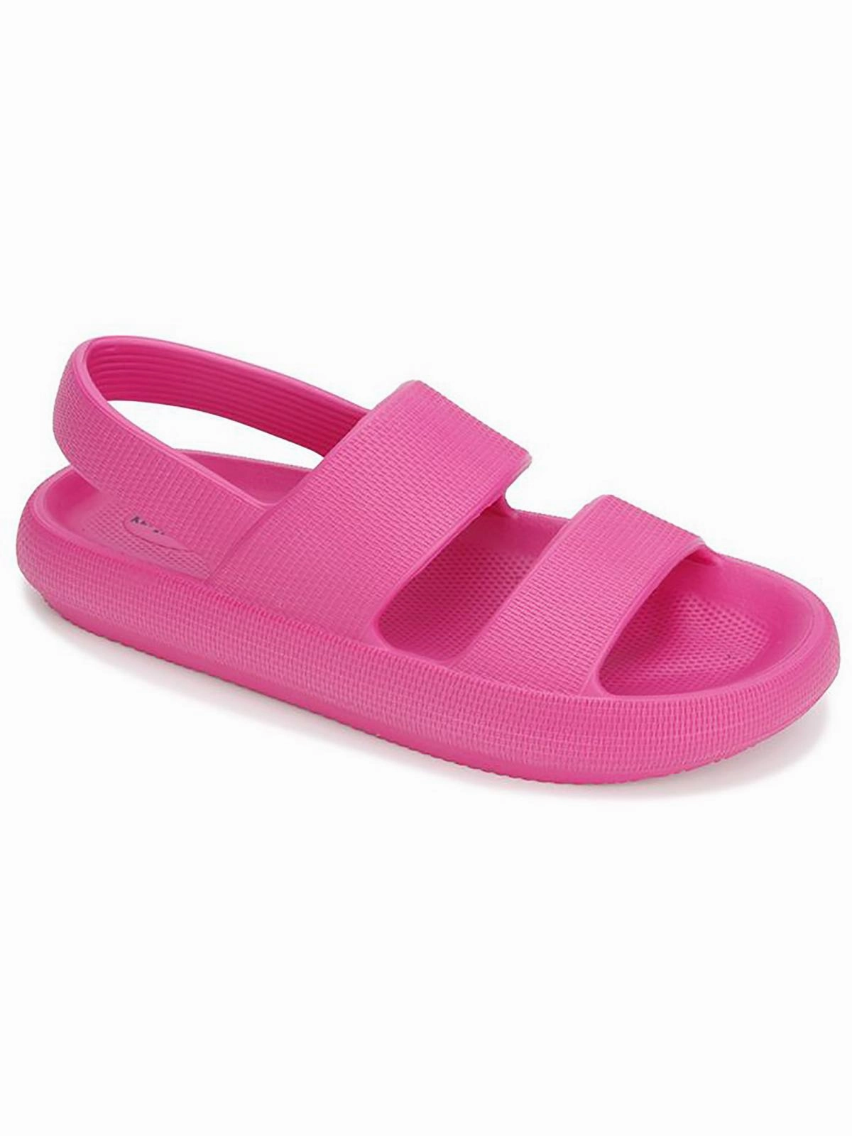 Mello Eva Womens Textured Ankle Slingback Sandals