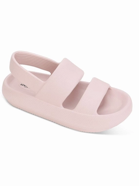 Mello Eva Womens Textured Ankle Slingback Sandals Stylish Womens Sandals for less
