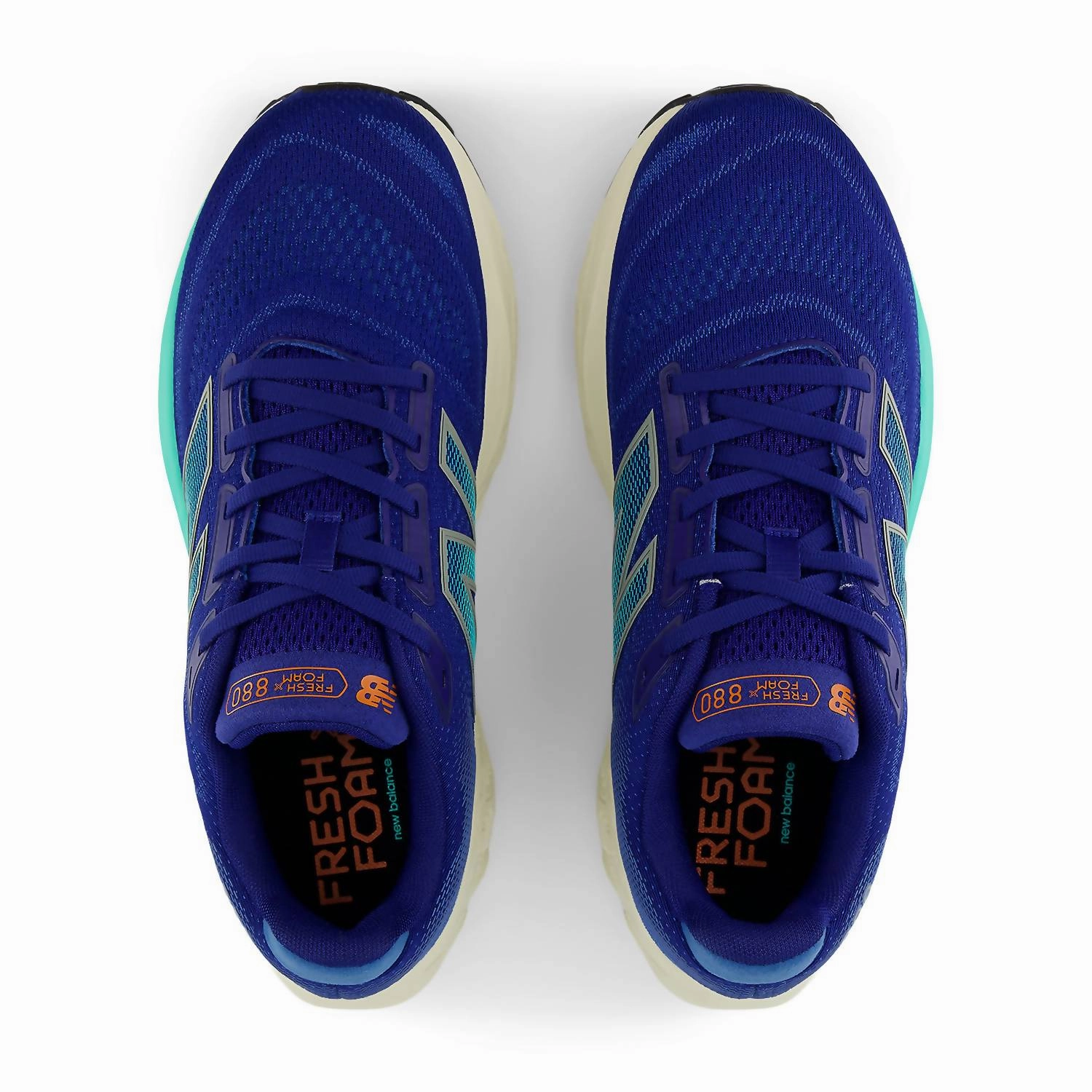 Men Fresh Foam 880 V14 Running Shoes In Blue Green