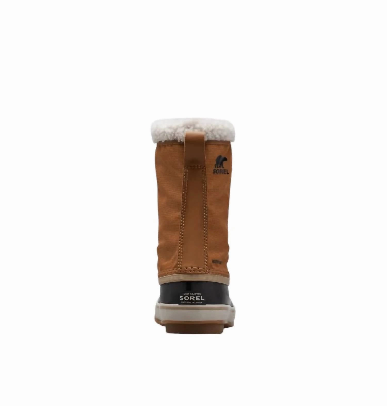 Men's 1964 Pac Nylon Waterproof Winter Boots In Camel Brown, Black