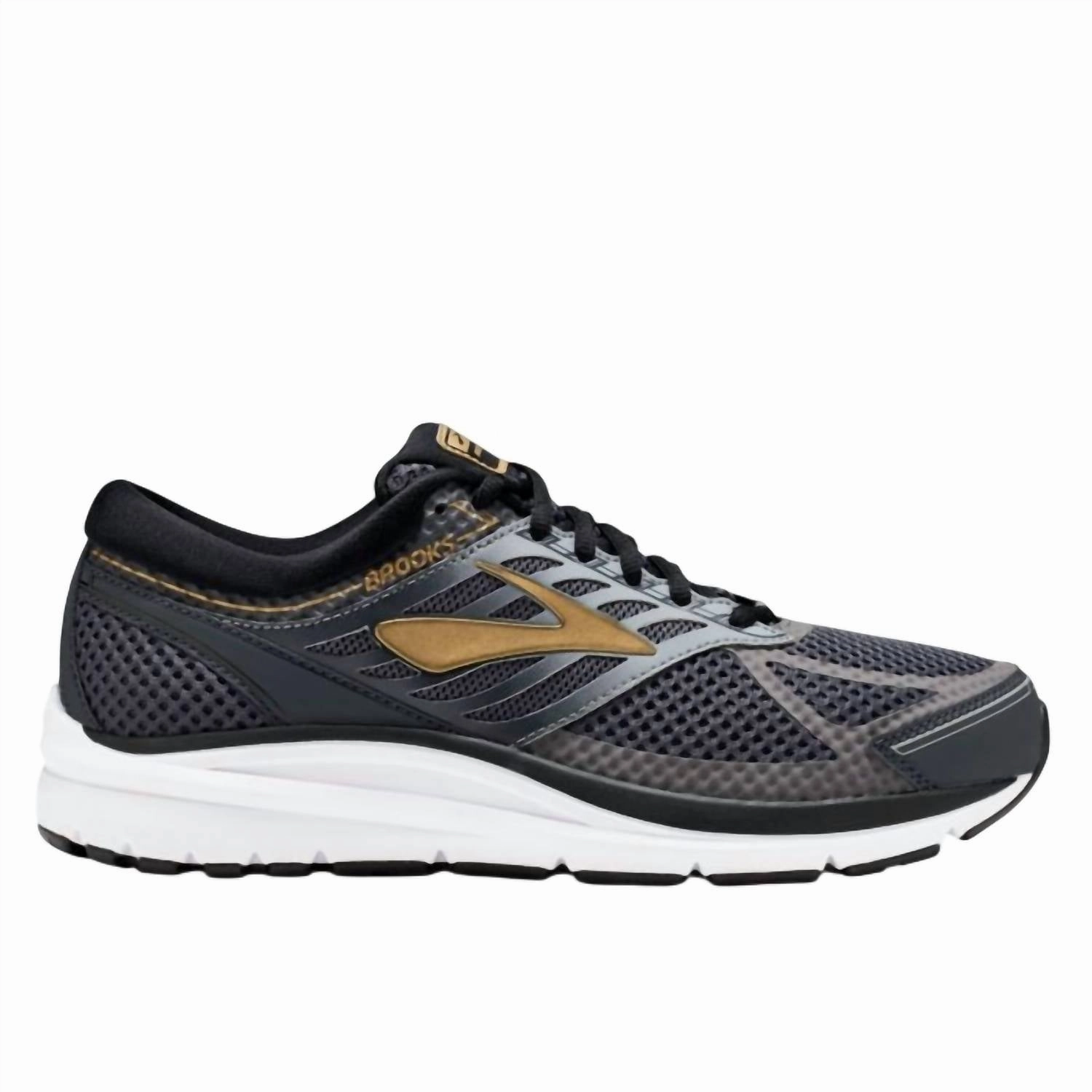 Men's Addiction 13 Running Shoe In Black/ebony/metallic Gold