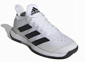 Men's Adizero Ubersonic 4 In White/black/grey Mens Athletic Shoes clearance sale