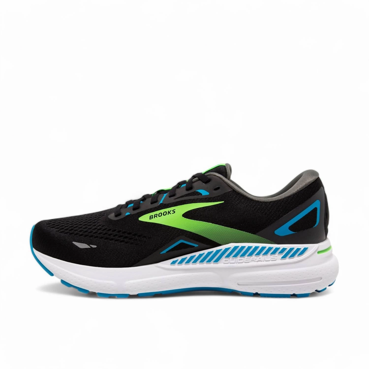 Men's Adrenaline Gts 23 Running Shoes In Black/blue/green