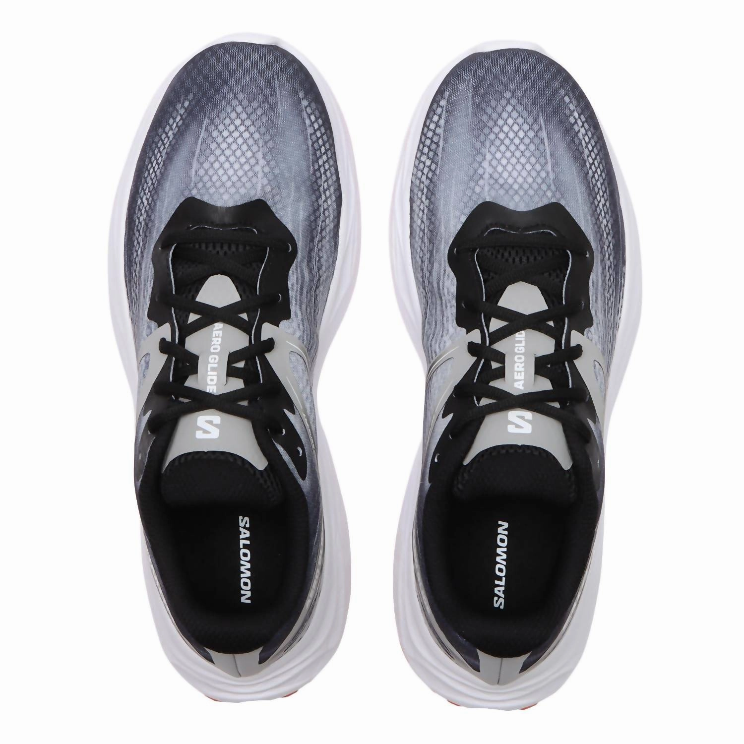 Men's Aero Glide Running Shoes In Black/alloy/coral Gold