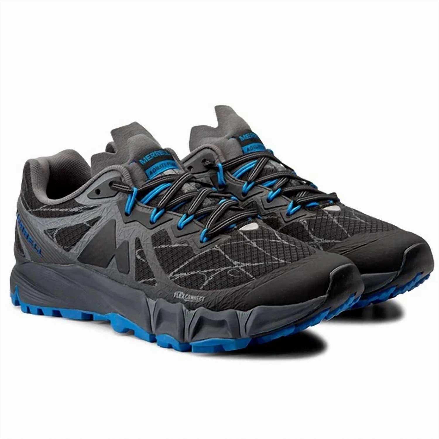Men's Agility Peak Flex Trail Running Shoes In Black