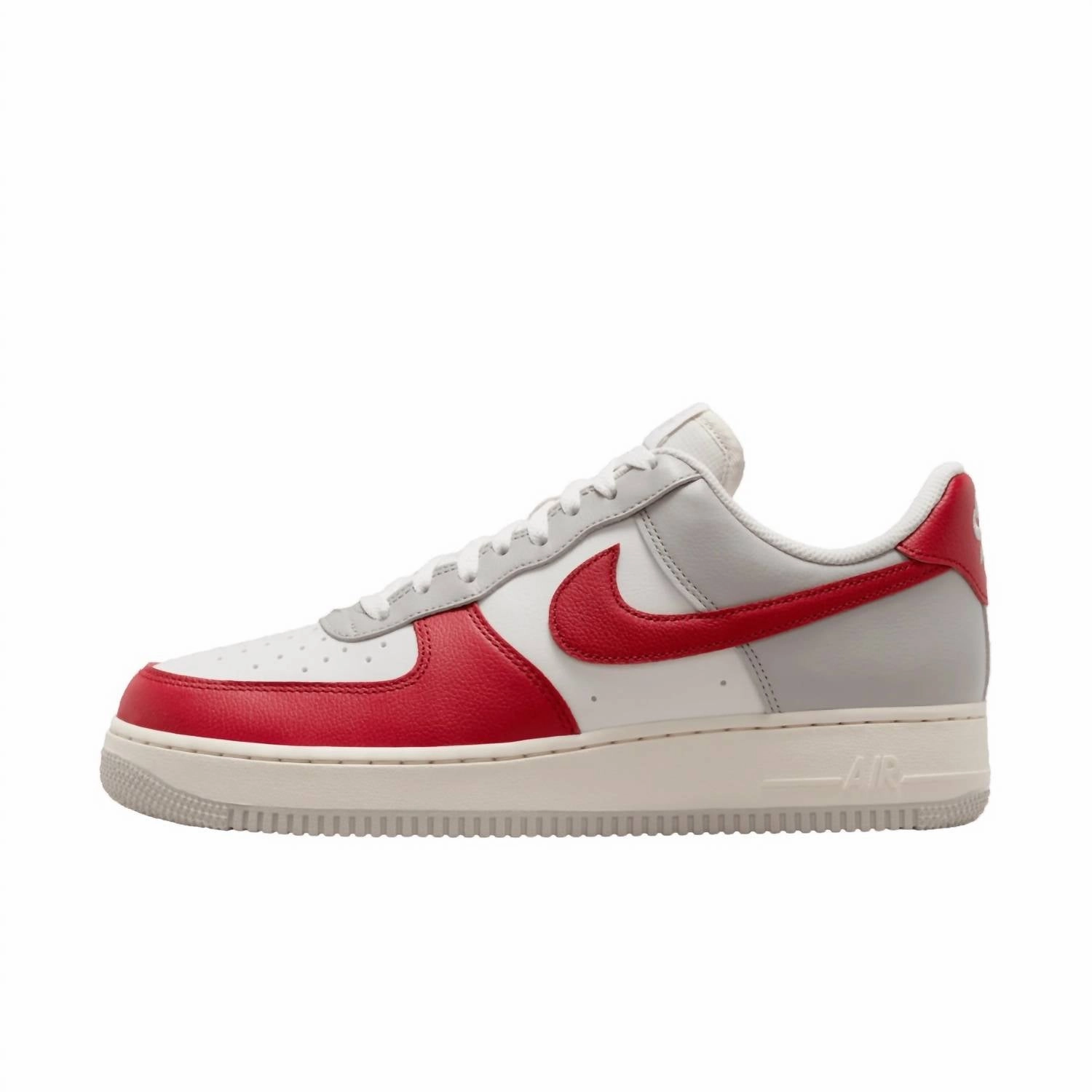 Men's Air Force 1 '07 Lv8 Shoes In Iron Ore/gym Red/pale Ivory Mens Sneakers & Athletic Shoes outlet