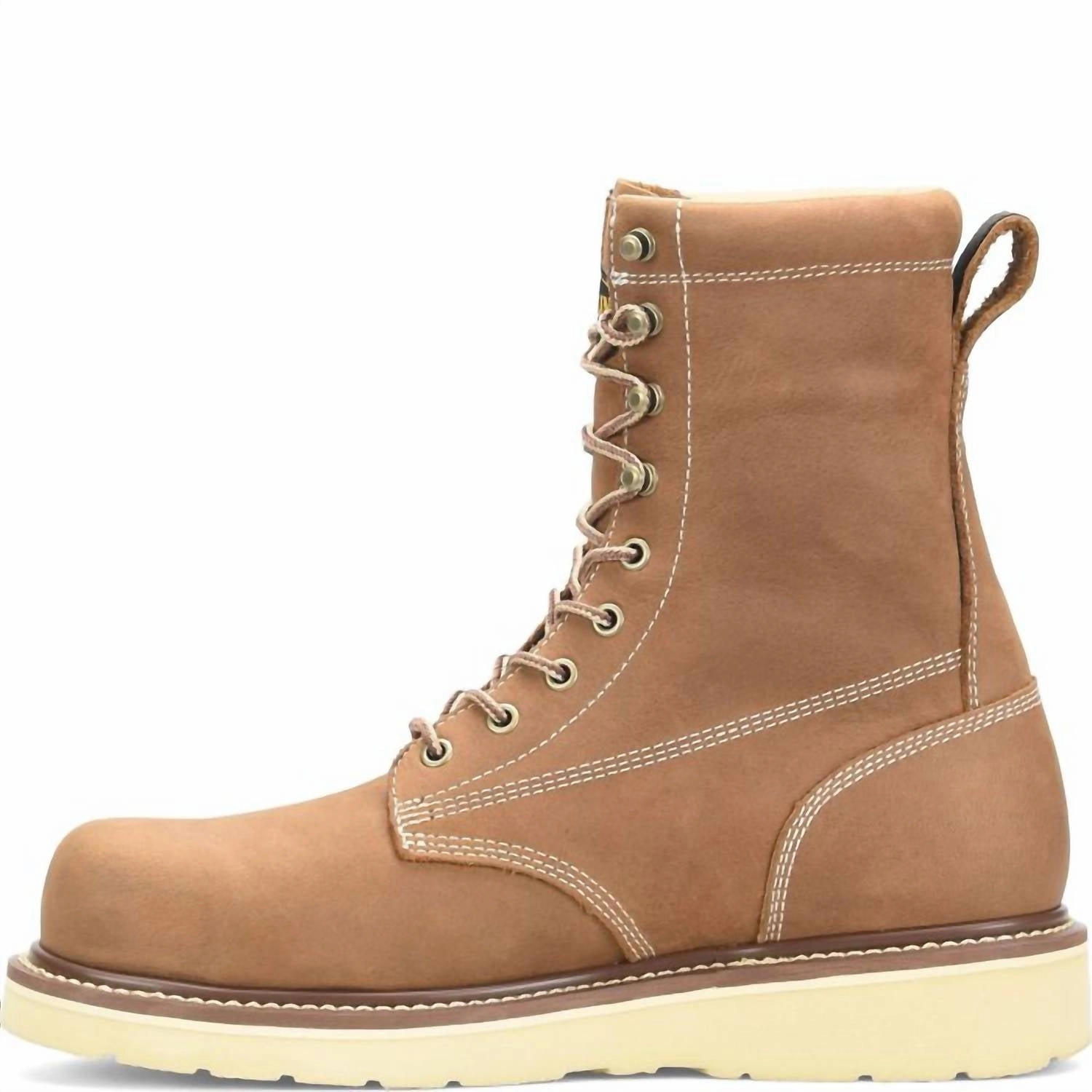 Men's Amp 8" Composite Toe Work Boots In Brown