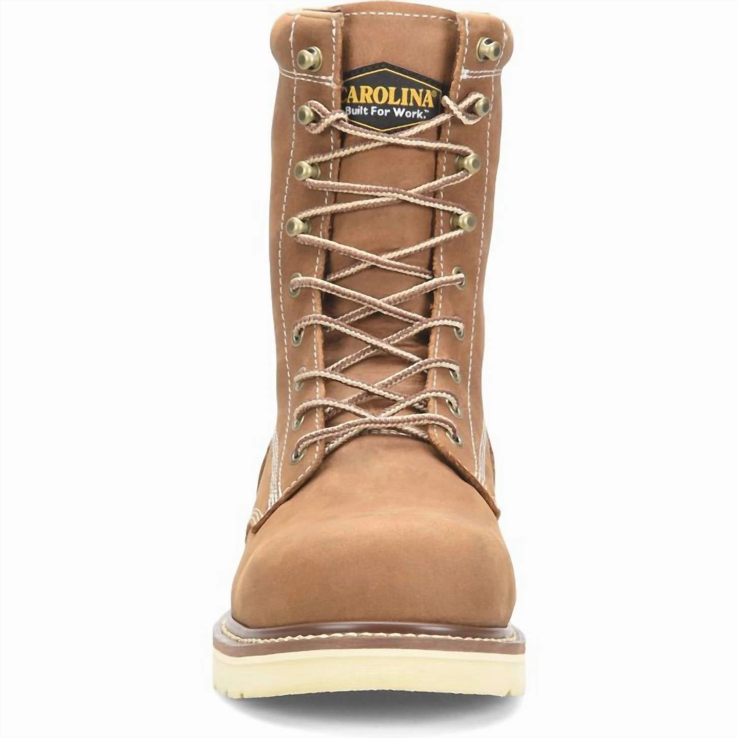 Men's Amp 8" Composite Toe Work Boots In Brown