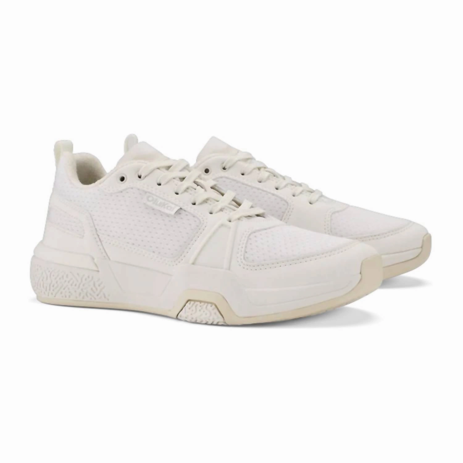 Men's Anau Court Sneakers In Bright White Mens Athletic Shoes clearance sale