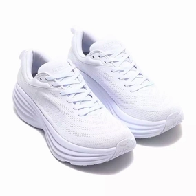 Men's Bondi 8 Running Shoes In White / White Mens Sneakers & Athletic Shoes outlet