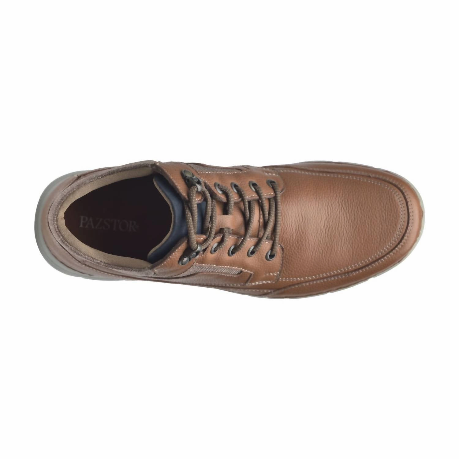 Men's Boots Leather Rock In Brown