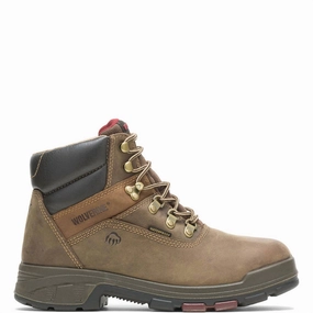 Men's Cabor Epx Waterproof Composite Toe 6" Boot In Dark Brown Cheap Mens Boots & Chukkas